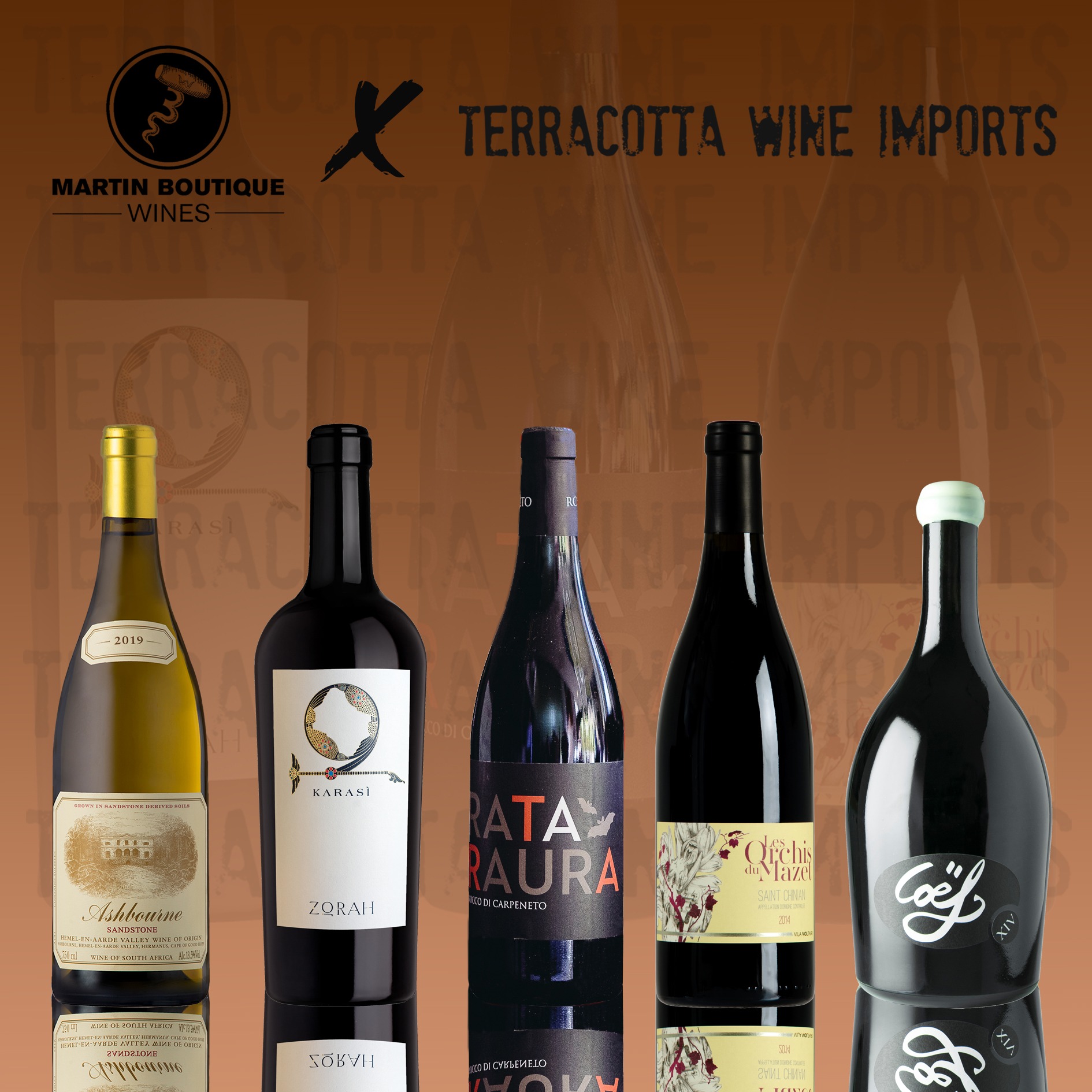 Martin Boutique Wines anuncia parceria com a Terracotta Wine Imports